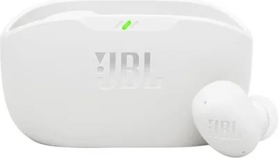Produktbild von JBL Vibe Buds 2 Kopfhörer Weiß JBLVBUDS2WHT, Bluetooth, IN-EAR (OHRSTOPFEN)