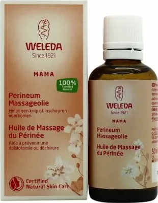 Produktbild von Weleda 606161, Massageöl, 50 ml, Prunus Amygdalus Dulcis (Sweet Almond) Oil, Triticum Vulgare (Wheat) Germ Oil, Fragance (Parfum),..., 1 Stück(e), Box