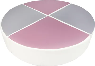Image de Roue de 4 grands blocs de mousse Roue de 4 grands blocs de mousse (couleur : blanc, gris, violet)