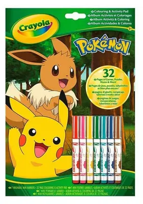 Immagine prodotto di Crayola Libro da colorare attività dei Pokémon