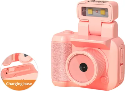 Produktbild von 1080P Mini-Digitalkamera, digitale Videokamera mit 1,44-Zoll-Bildschirm, 90 ¡ã drehbarem Blitz, 6 integrierten Filtern, Akku, Geburtstags- und Festivalgeschenk fuer Studenten