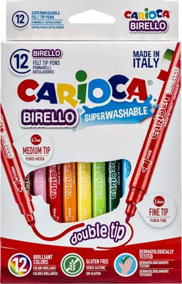 Produktbild von Carioca Birello, Fein / Mittel, Mehrfarbig, Rundspitze, 2,6 mm, 4,7 mm, Rund