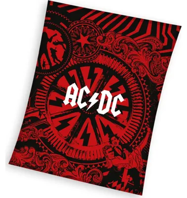 Produktbild von ACDC Fleecedecke 150 x 200 cm weiche Decke