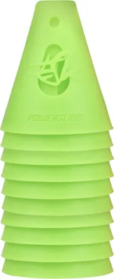 Immagine prodotto di Coni di plastica Powerslide FSK (10 pezzi), verde