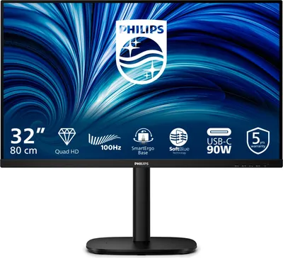 Image de Philips 80,0cm (31,5") 32B2U3601  16:09 HDMI+DP+USB-C black