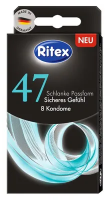 Immagine prodotto di Ritex 47 slim fit 8 preservativi