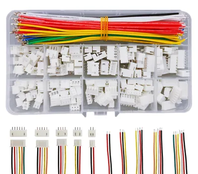 JST XH 2,54 mm Stecker-Buchsen-Kit, 22 AWG, 2-6 polig
