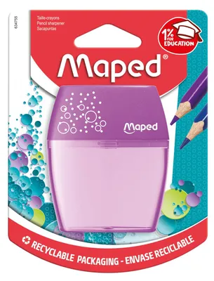 Produktbild von Maped Shaker, Manueller Bleistiftspitzer, Grün, Kunststoff