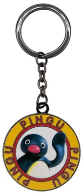 Productafbeelding van Pingu sleutelhanger, nootmotief, limited edition