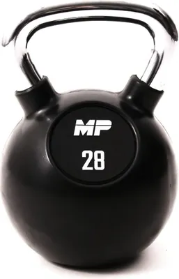Produktbild von Muscle Power Rubber Kettlebell 28 kg Schwarz