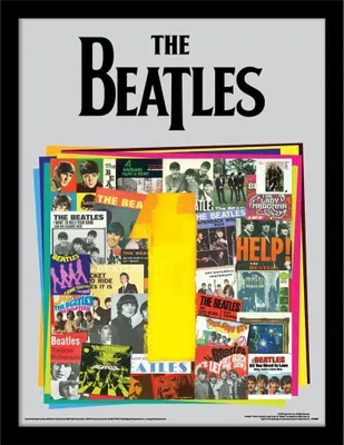 Immagine prodotto di The Beatles - Poster incorniciato, Album PM6460 (40 cm x 30 cm) (colorato)