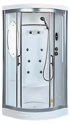 Productafbeelding van Duschkabine Dusche Luxusduschkabine Wellnessdusche Komfortdusche 120x120 cm