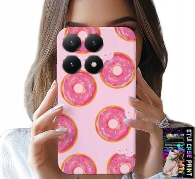 Produktbild von Etui Do Xiaomi 17 - Wzór Z Pączkami Donatami Polewą Cukrową