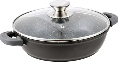 Produktbild von Servierpfanne Schmorpfanne Kochtopf Induktion Ø36cm Alu Guss Topf Pfanne