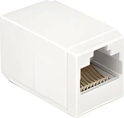 Produktbild von RJ45 Adapter Delock RJ45 -> RJ45 Bu/Bu Cat6 ungeschirmt