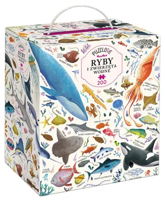 Produktbild von CZUCZU Puzzlove Fische und Wassertiere 200 Teile 92443