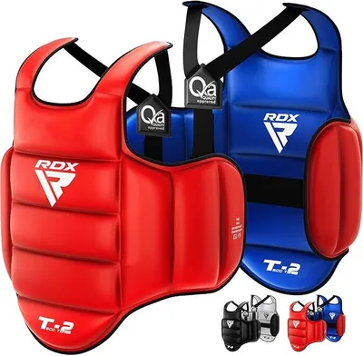 Produktbild von RDX Boxsack MMA Bauch Schutz Körper für Brust Latzhose Taekwondo