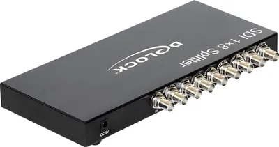 Produktbild von DeLOCK 93253, SDI, 8x SDI, BNC, Metall, 1080i, 1080p, 480i, 720p, 100-240 V
