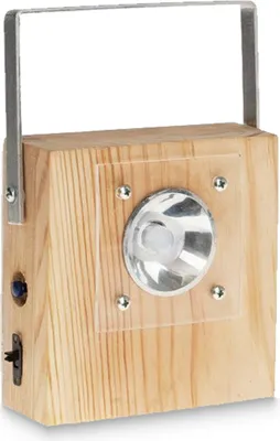 Produktbild von Holzbausatz „Taschenlampe“ Elektronik Bastelset