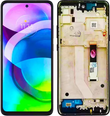 Obrázok produktu pre LCD displej a dotykové sklo, náhradný displej pre Motorola Moto G 5G XT2113 (LTPS) s rámom, náhradné diely pre smartfón