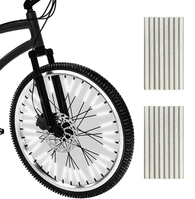 Productafbeelding van Spaakreflectoren, 360 graden zichtbaarheid, eenvoudige montage, fietsspaken, 16 stuks