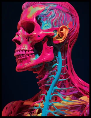 Produktbild von Plakat 50x65cm Anatomie der Farbe