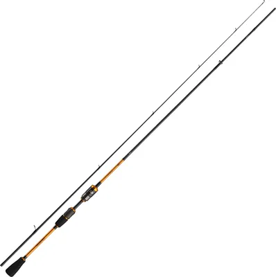 A fishing rod is shown against a white background.