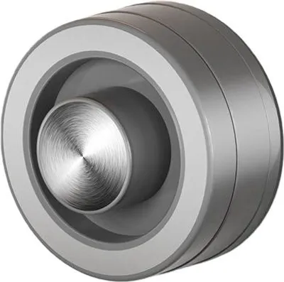 Immagine prodotto di INF Supporto Magnetico a Ventosa per Beccucci Asciugacapelli - Set da 2, Organizer da Parete Grigio