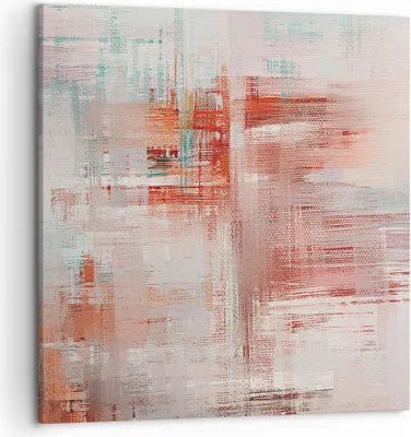 Produktbild von Bild auf Leinwand - Leinwandbild - Einteilig - Verschwommen Abstraktion Modern - 50x50cm - Wand Bild - Wanddeko - Wandbilder - Leinwanddruck - Bilder - Wanddekoration - Leinwand bilder - AC50x50-4790