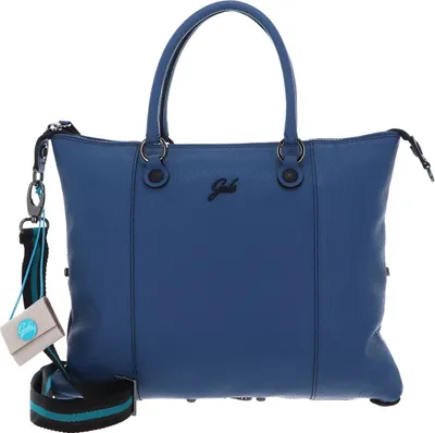 Produktbild von Gabs Leder Schultertasche G3 Plus TG Bull Black Shoulder Bag Lagoon blau