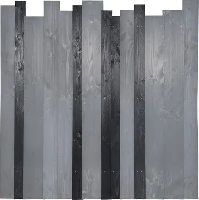 Produktbild von Zaun Hauptelement Konsta Jenga 180 x 180 cm anthrazit/grau
