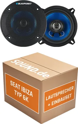 Produktbild von Lautsprecher Boxen Blaupunkt ICx663 - 16,5cm 3-Wege Auto Einbauzubehör - Einbauset passend für Seat Ibiza 6K FL Front - justSOUND