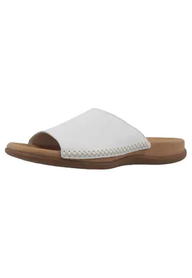 Produktbild von Gabor 03.705 Damenschuhe - bequeme Pantoletten weiß Freizeit NEU