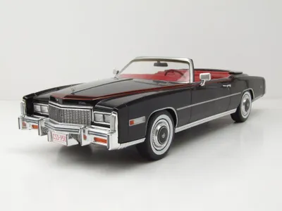 Zdjęcie produktu dla MCG 18473 Cadillac Eldorado Cabrio 1976, czarny, skala 1:18