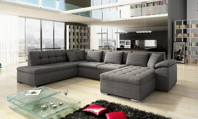 Produktbild von MIRJAN24 Ecksofa Niko Bis, Bettkasten und Schlaffunktion, Sofa vom Hersteller, Wohnlandschaft, Polstergarnitur (Majorka 03, Seite: Rechts)