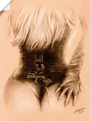 Produktbild von ARTland Poster Frau in sexy Dessous Größe: 45x60 cm