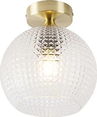 A close-up studio shot of a ceiling light fixture.