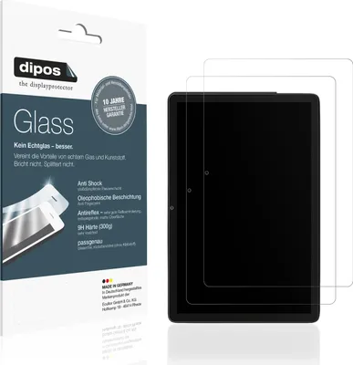 Produktbild von 2x Schutzfolie für ApoloSign EM101A matt - Anti-Shock 9H Folie dipos Glass Kunststoffglas