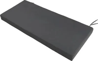 Obrázok produktu pre Vankúš na lavičku, nepremokavý, snímateľný poťah, tmavosivý, 150x46x8cm