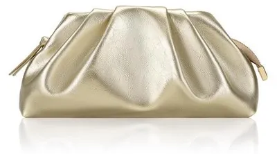 Obrázek produktu pro Malá elegantní kožená kabelka se zlatým zipem na svatbu