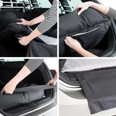 Immagine prodotto di Tappetino per auto per lo schienale, nero