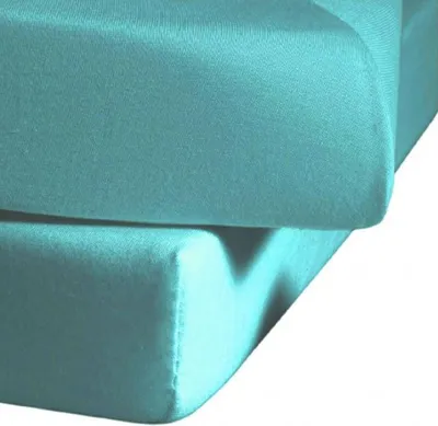 Produktbild von Fleuresse Mako-Jersey-Spannlaken Jenny C Farbe petrol 6066