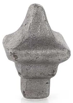 Produktbild von LogistSystem 1 Stück Zierspitze Metall - 57x38mm (HxB) / Basis: 16x16 Zaundekoration 40.140