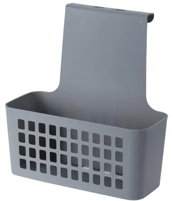 Produktbild von Hangekorb fur Bad und Schrank - 24 x 10 x 25 cm - grau