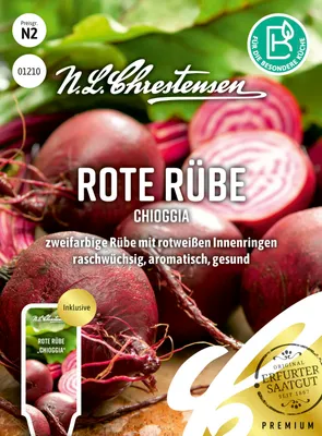 Produktbild von Rote Rübe Chioggia | Rote Beetesamen von N.L. Chrestensen