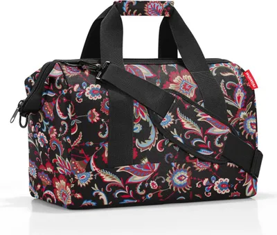 Produktbild von reisenthel allrounder M, Reisetasche, Sporttasche, Schultertasche, Paisley Black, 18 L, MS7064