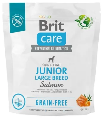 Obrázok produktu pre Brit Care Grain Free Junior Large Breed Salmon 1kg