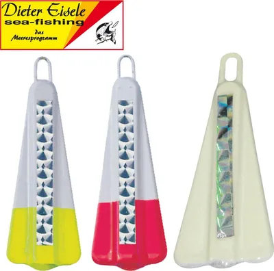 Produktbild von Dieter Eisele Heringsblei mit Reflexfolie - Meeresblei für Heringe, Gewicht:40g, Farbe:Loom
