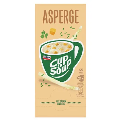 Produktbild von Unox Cup-a-Soup Spargel 21 x 175 ml