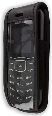 Immagine prodotto di Custodia in pelle con clip da cintura per Samsung E1080